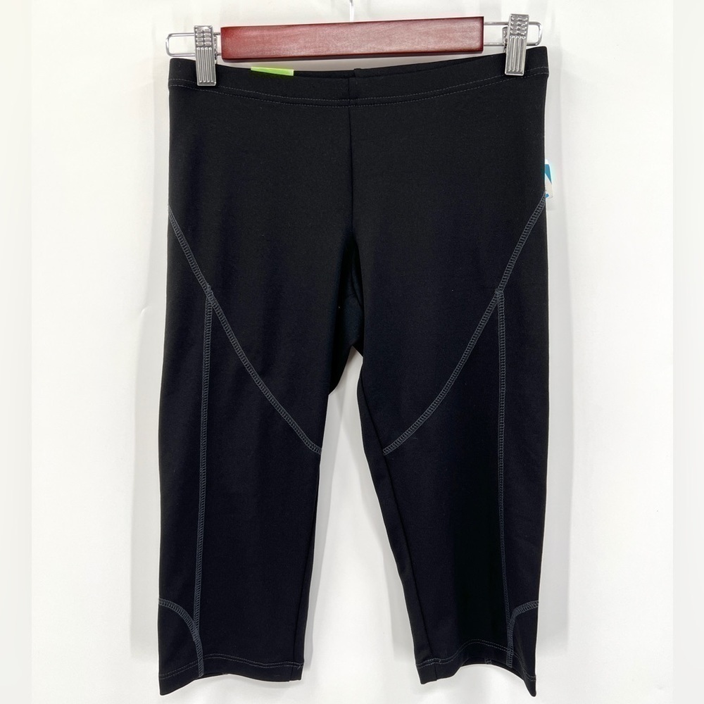 NWT OLD NAVY Woman's Black Athletic Biker Shorts Size XS